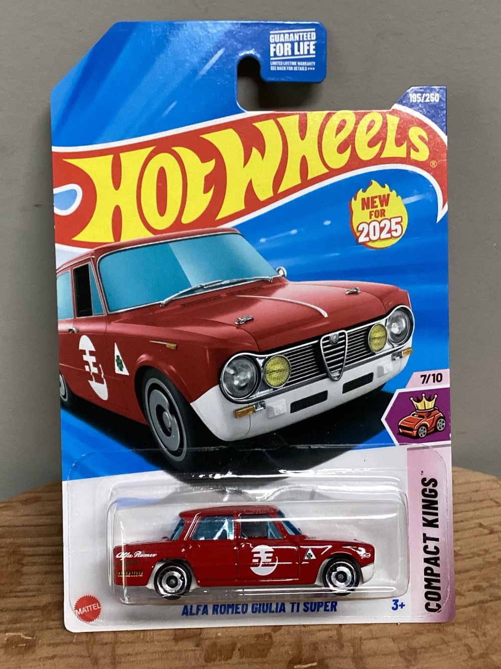 🔴 New - Hot Wheels - Alfa Romeo Giulia TI Super - New for 2025 - Collectible